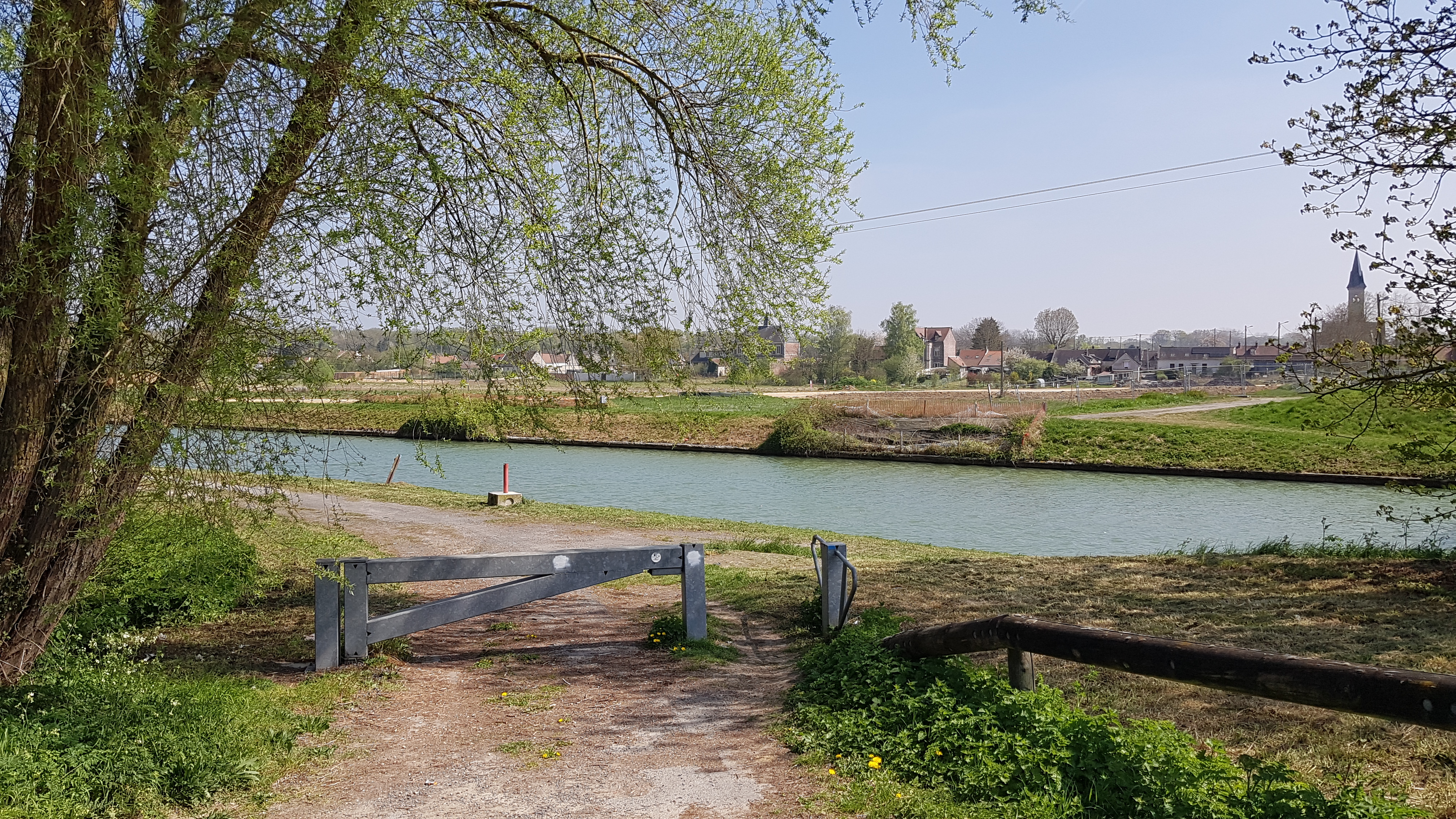 La promenade du chantier de l'écluse de Montmacq - Cambronne les Ribécourt