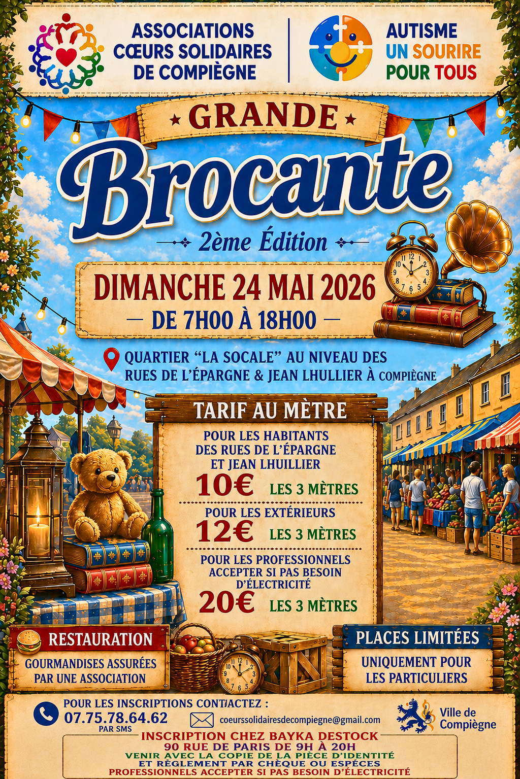 Brocante | Compiègne — visuel événement