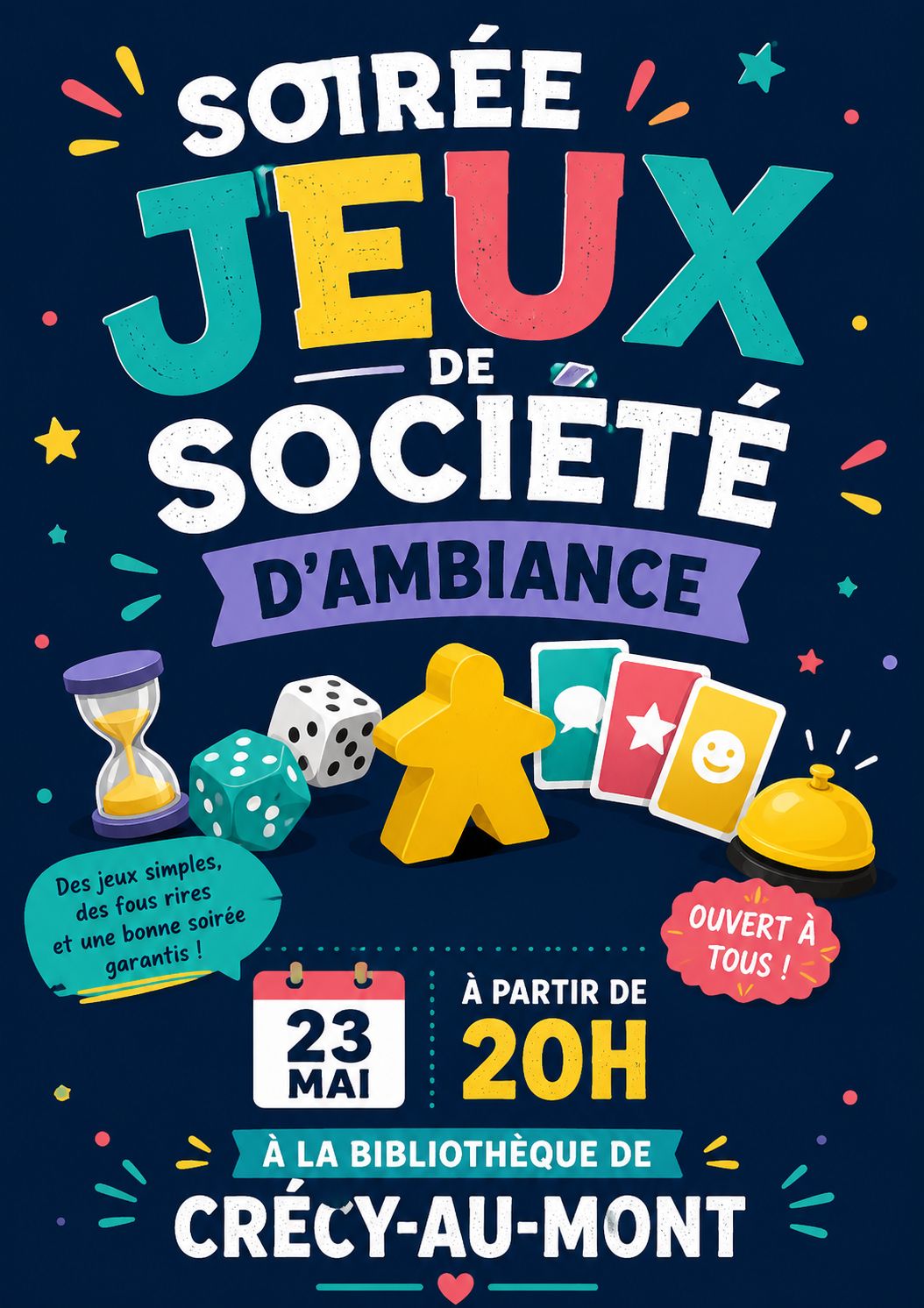 Soirée Jeux De Société D'Ambiance — visuel événement