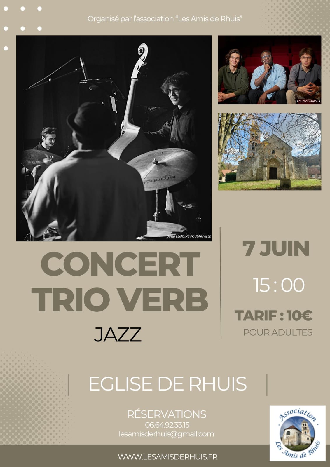 Concert à RHUIS — visuel événement
