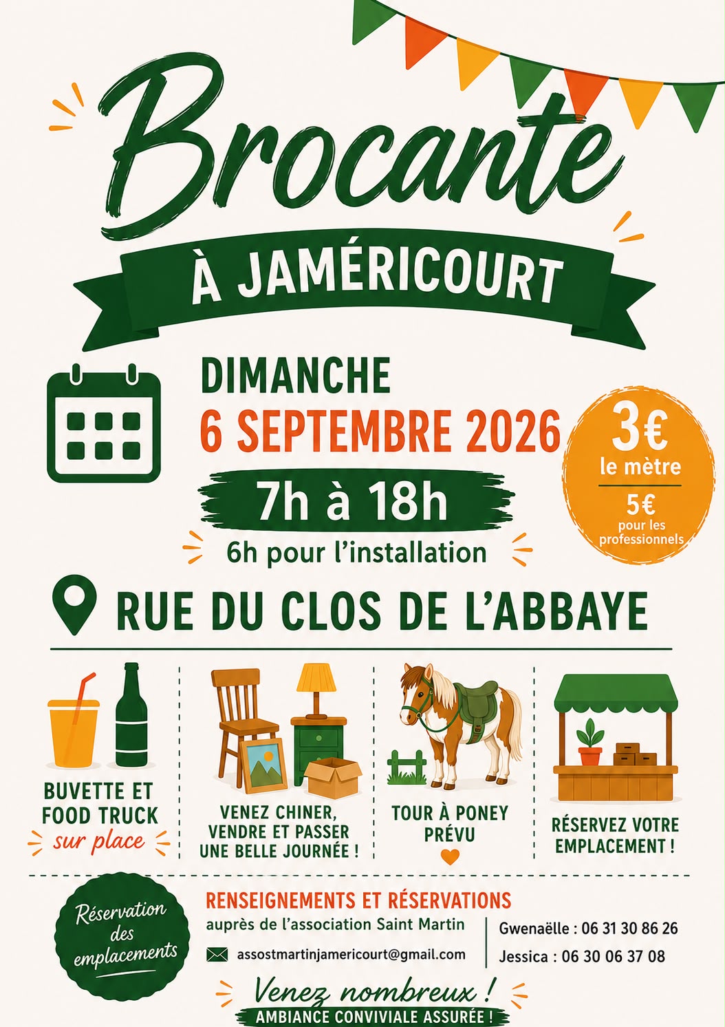 Brocante à Jaméricourt