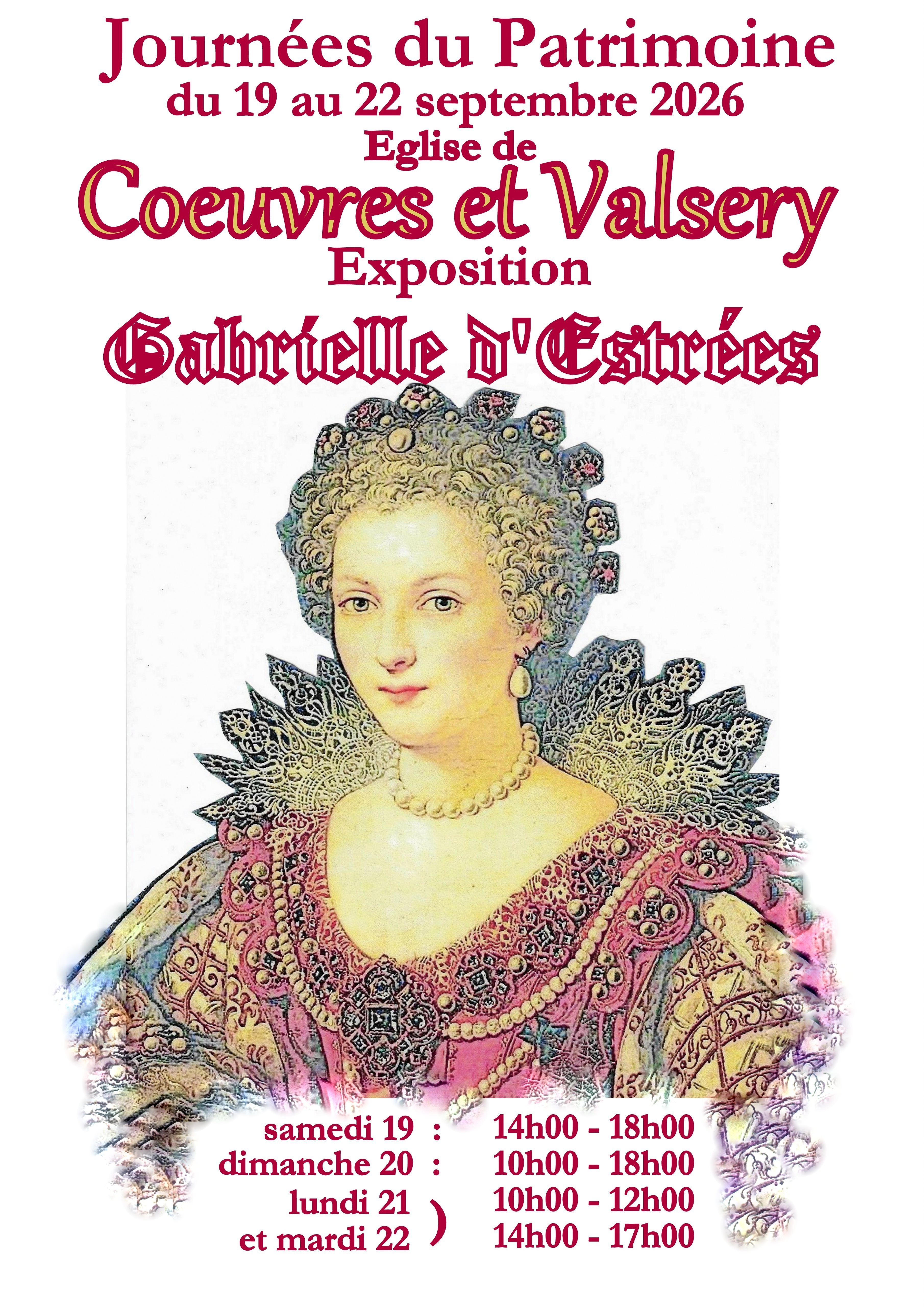 Exposition GABRIELLE D'ESTREES