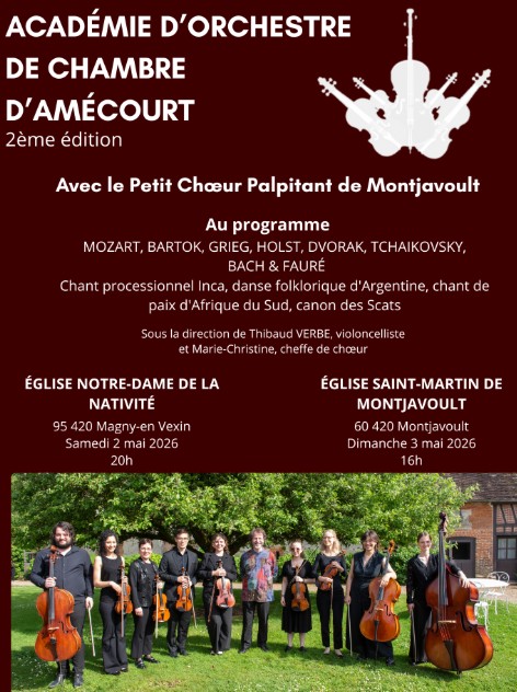 CONCERT CHOEUR ET ORCHESTRE EN VEXIN — visuel événement