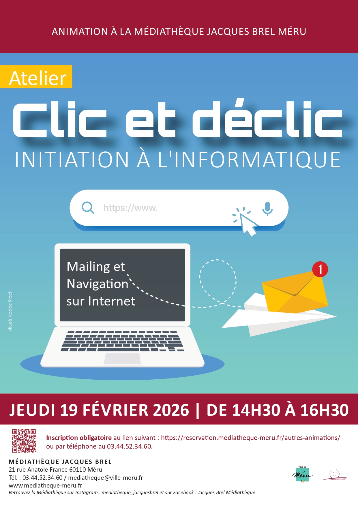 Atelier informatique : Clic et déclic