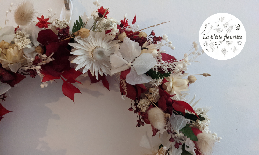 Ateliers festifs - Couronne de fleurs séchées