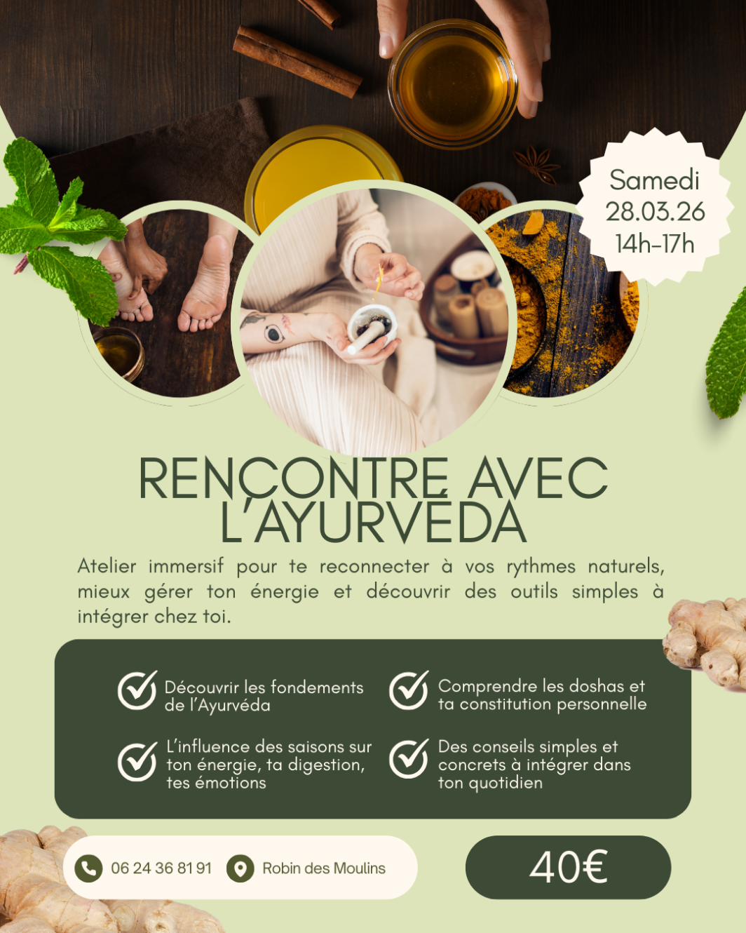 Atelier de découverte - Rencontres avec l’ayurvéda