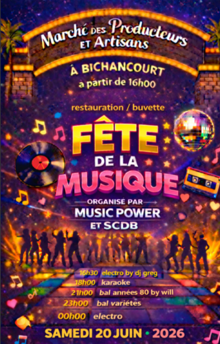 Fête de la musique à Bichancourt — visuel événement