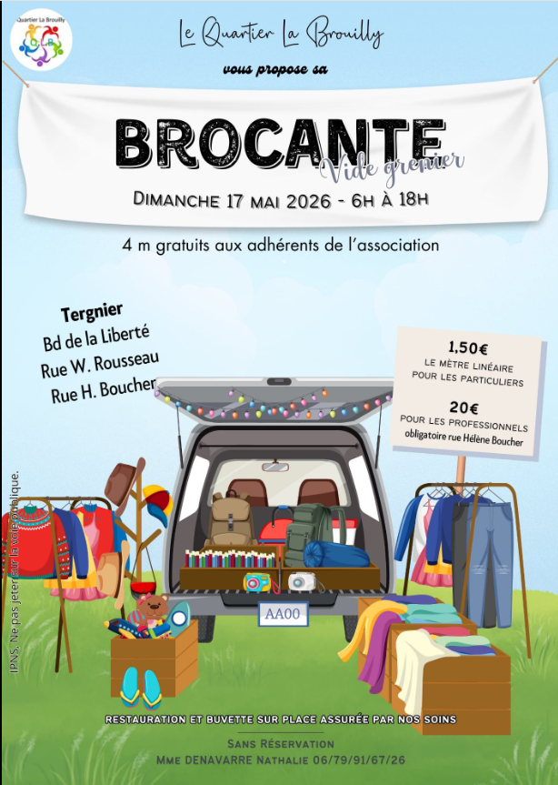Brocante vide-grenier — visuel événement