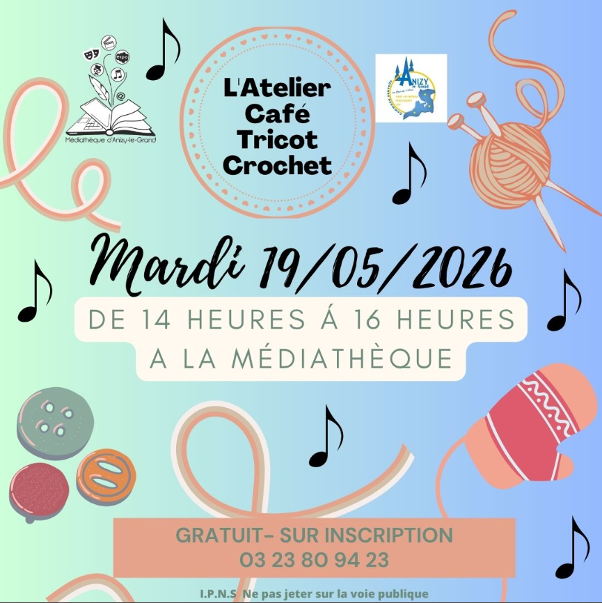 Atelier Café Tricot Crochet — visuel événement
