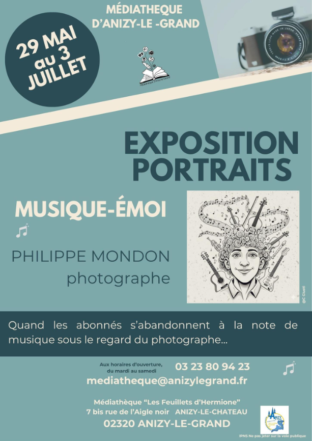 Exposition Portraits — visuel événement