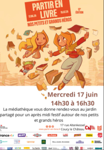 Partir en livre à Coucy — visuel événement