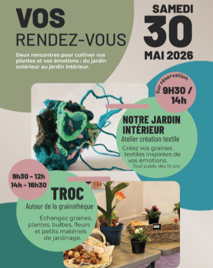 Autour de la grainothèque, les trocs