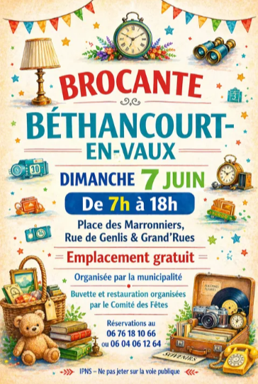 Brocante de Béthancourt-en-Vaux