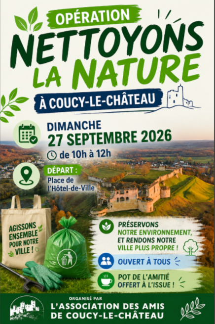 Opération nettoyons la Nature — visuel événement