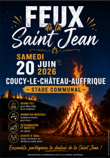 Feu de la Saint Jean Coucy-Le-Château