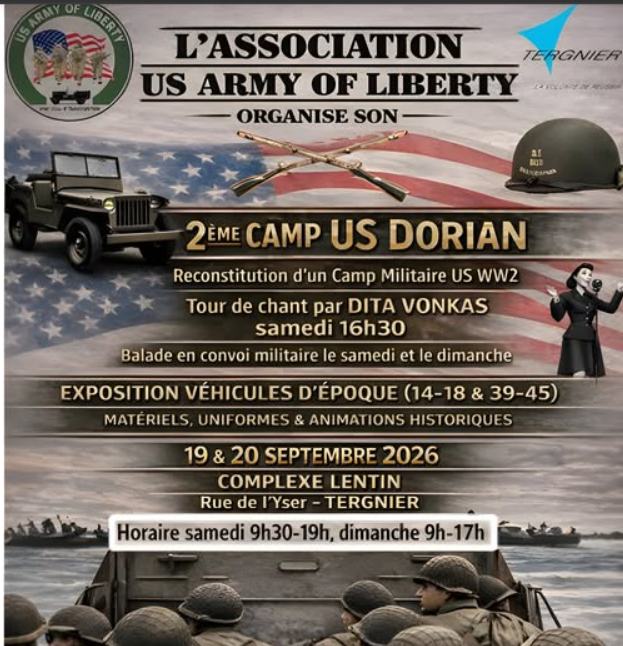 2ème Camps Militaire "Dorian" époque 14/18 et 39/45