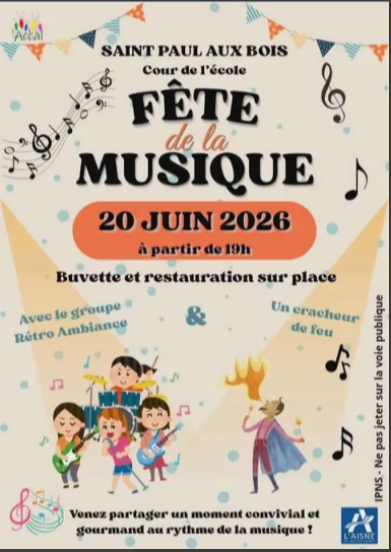 Fête de la musique à Saint-Paul aux Bois