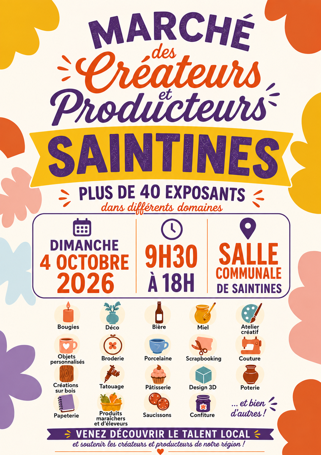 Affiche de Marché des Créateurs et Producteurs