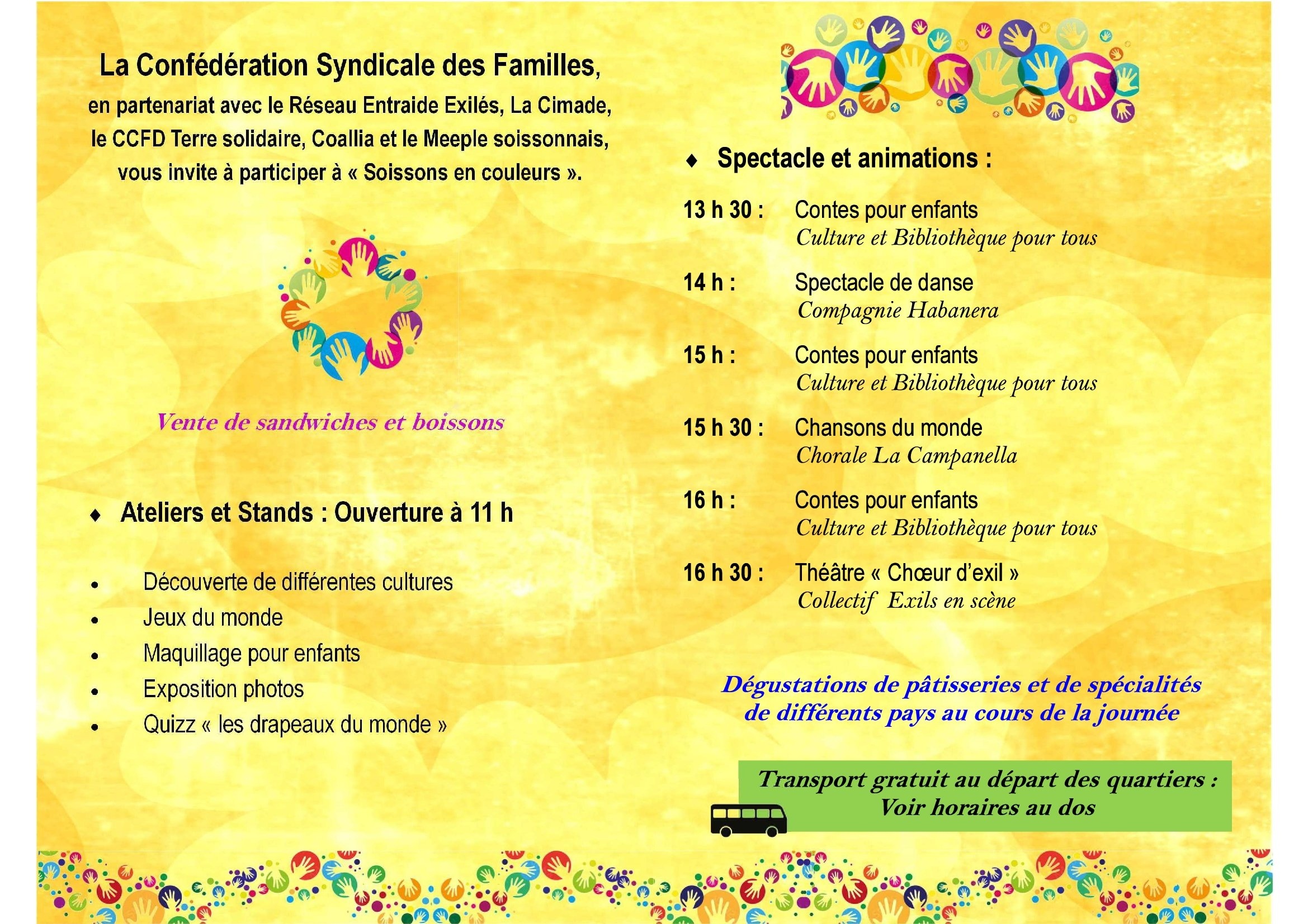 Dépliant programme intérieur