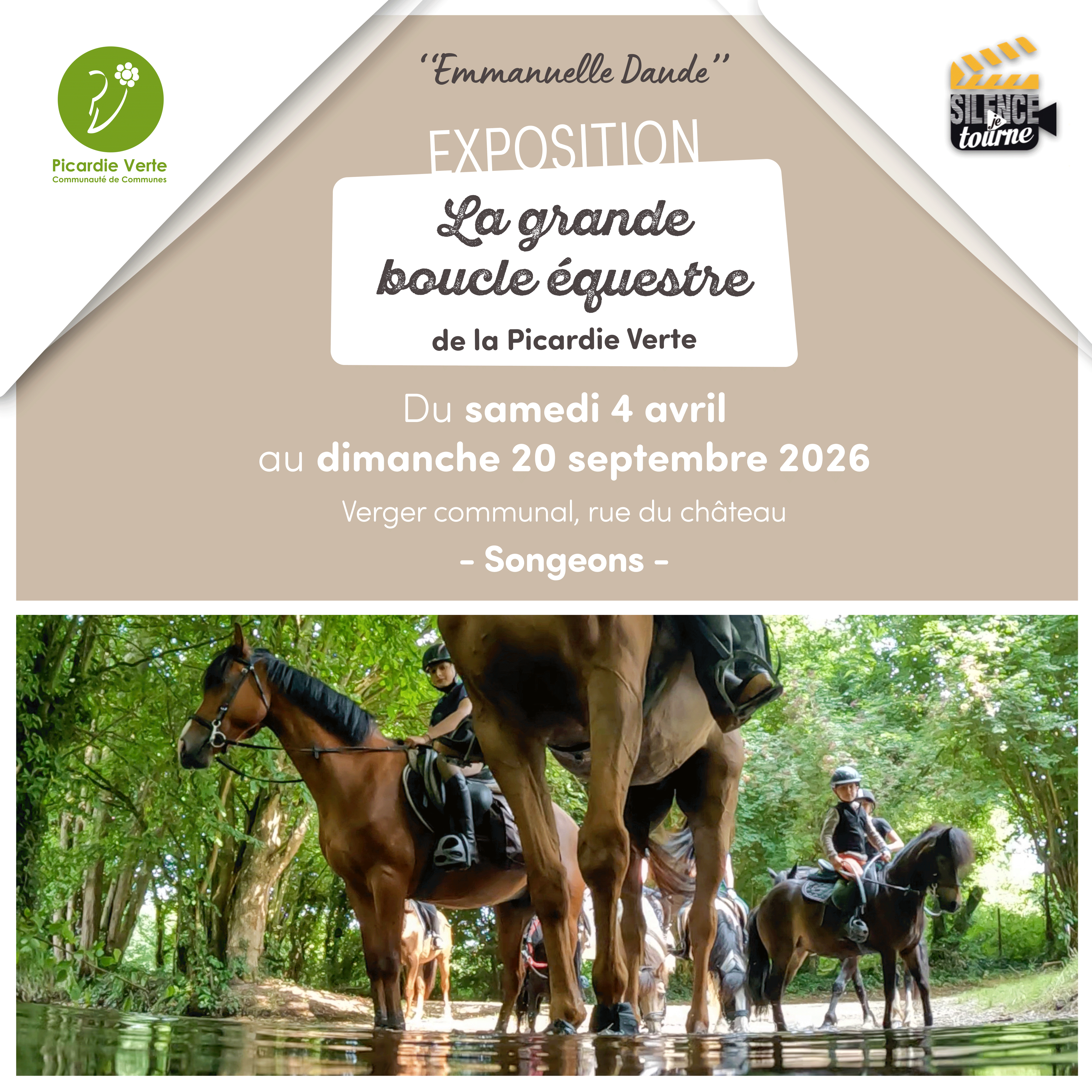 Exposition La grande boucle équestre de la Picardie Verte — visuel événement