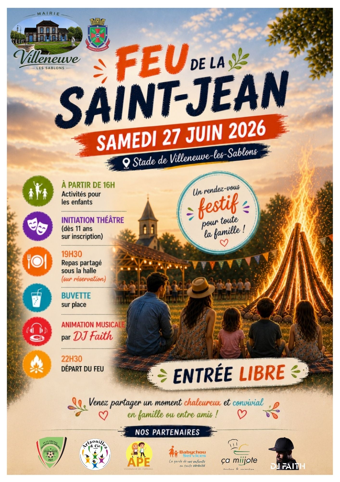 Feu de la Saint- Jean - 27 juin 2026