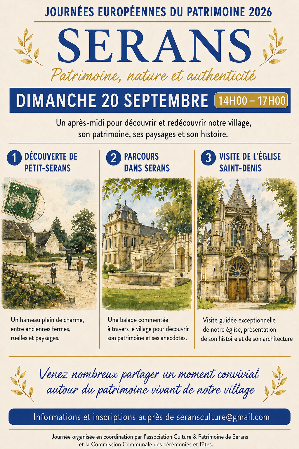 Journées européennes du Patrimoine à Serans