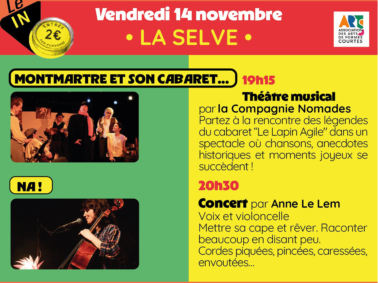 Festival des arts et formes courtes < La Selve < Aisne < Picardie