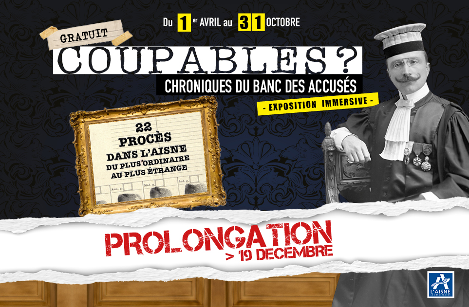 Exposition Coupables ? affiche II < Laon < Aisne < Picardie