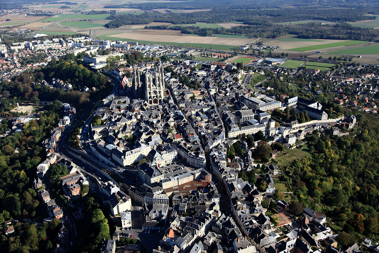 Vue du ciel < Laon < Aisne < Picardie