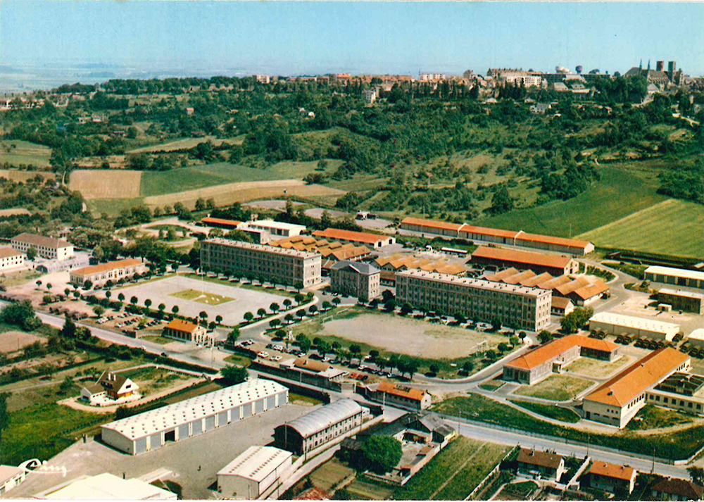 Vue aérienne quartier Foch CP < Laon < Aisne < Picardie