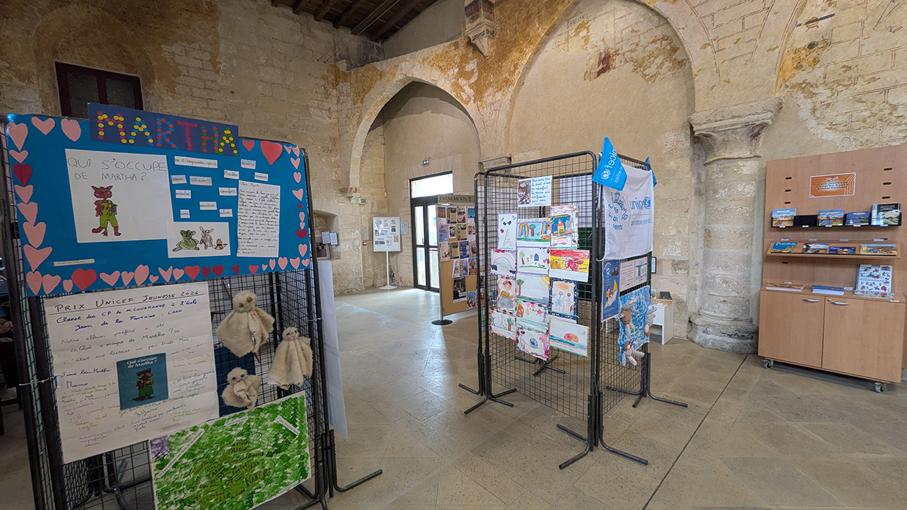 Exposition à Laon : "Prix de la littérature jeunesse de l’UNICEF"