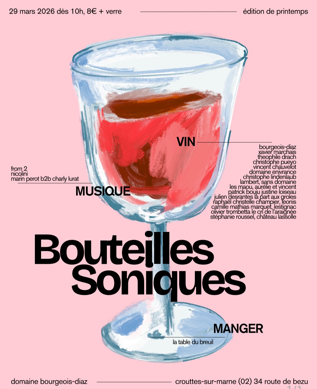 Bouteilles soniques
