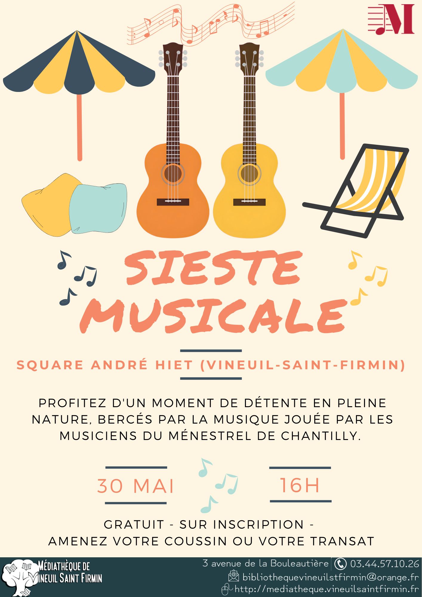 Sieste musicale à Vineuil-Saint-Firmin