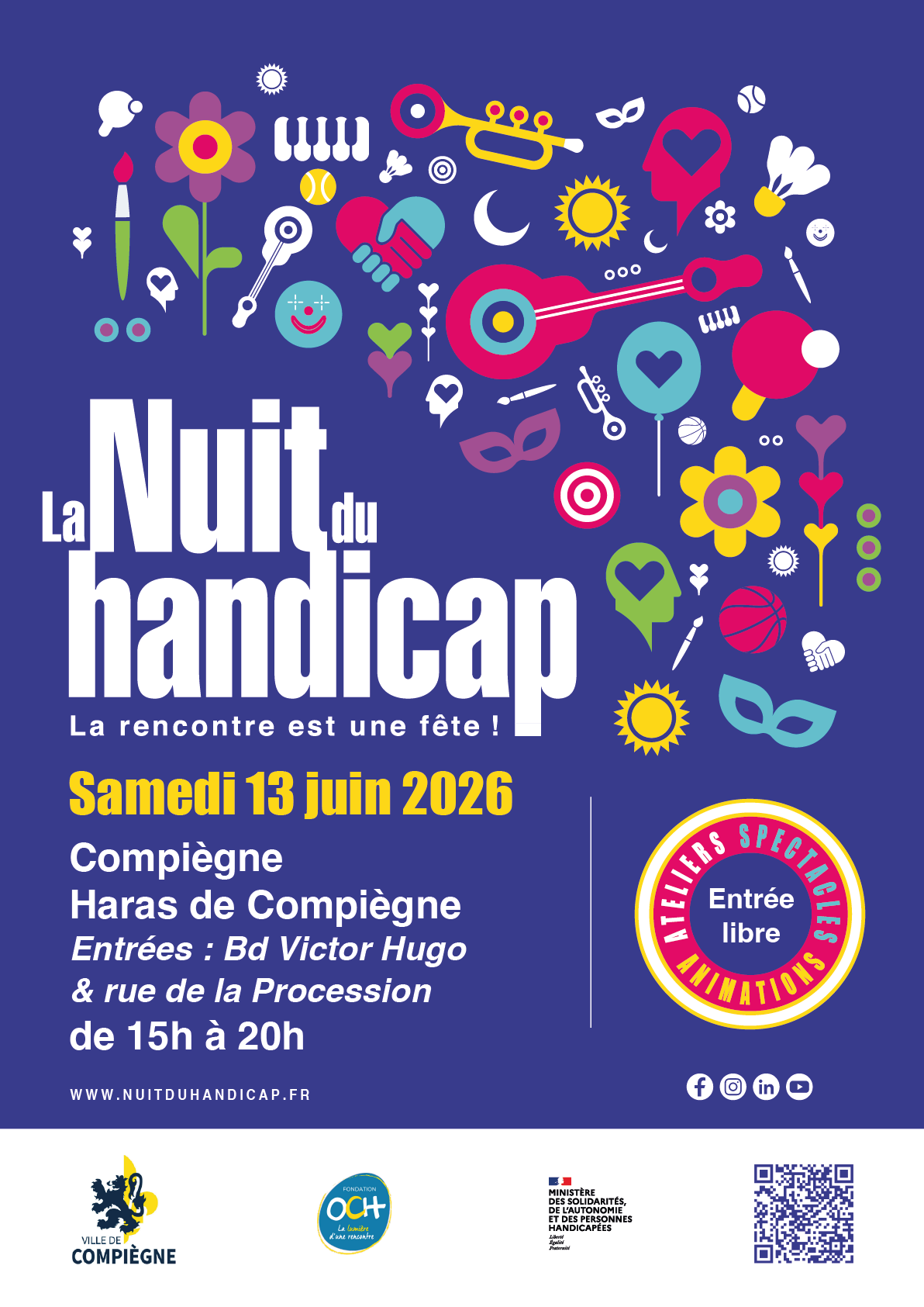 Nuit du Handicap - 9ème édition — visuel événement