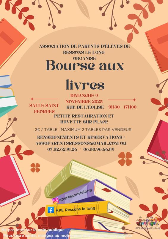 bourse livres ressons