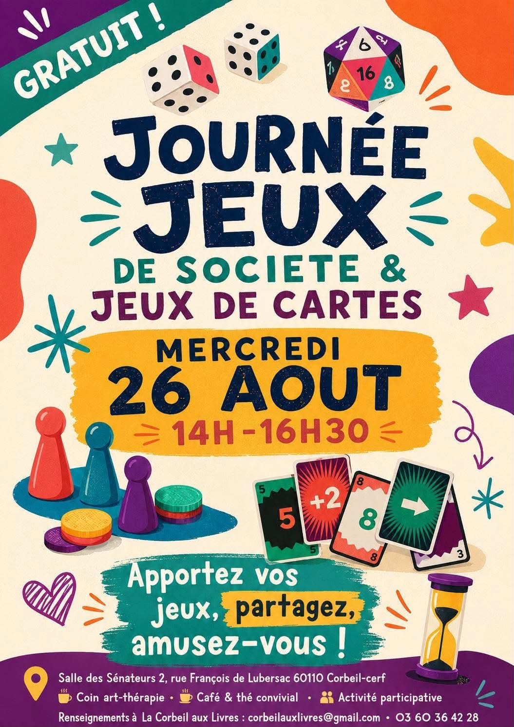 Journée jeux de société & jeux de cartes