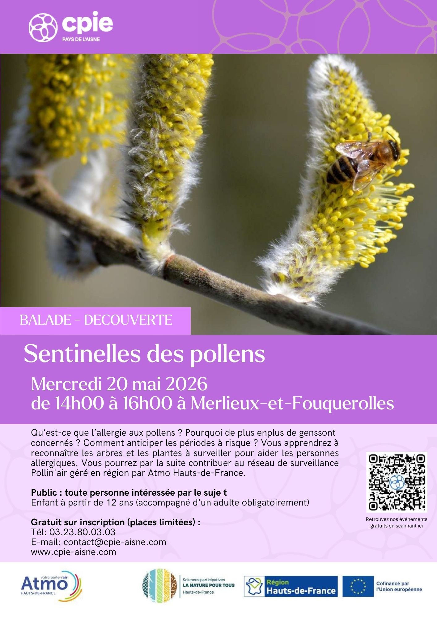 BALADE- Sentinelle des Pollens — visuel événement