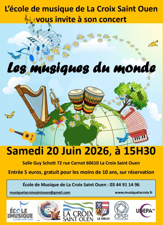 Concert " Les musiques du monde "