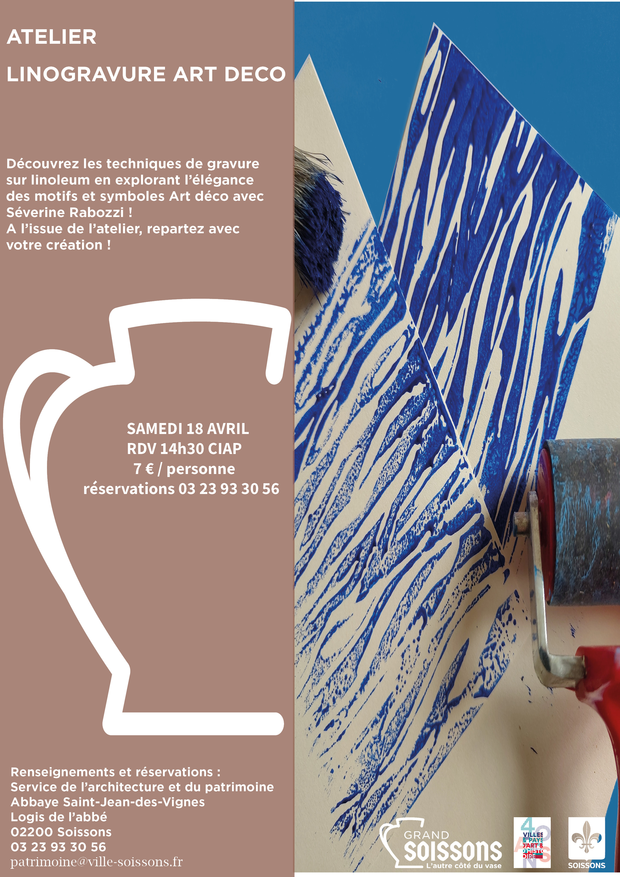 linogravure_art_deco bleue