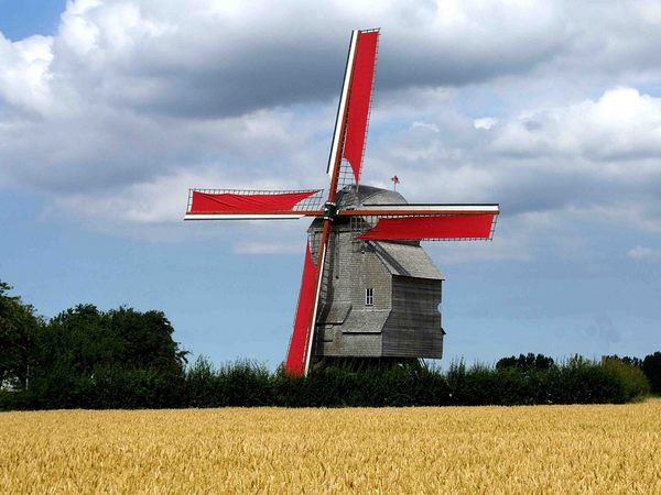 Visite du moulin Deschodt de Wormhout