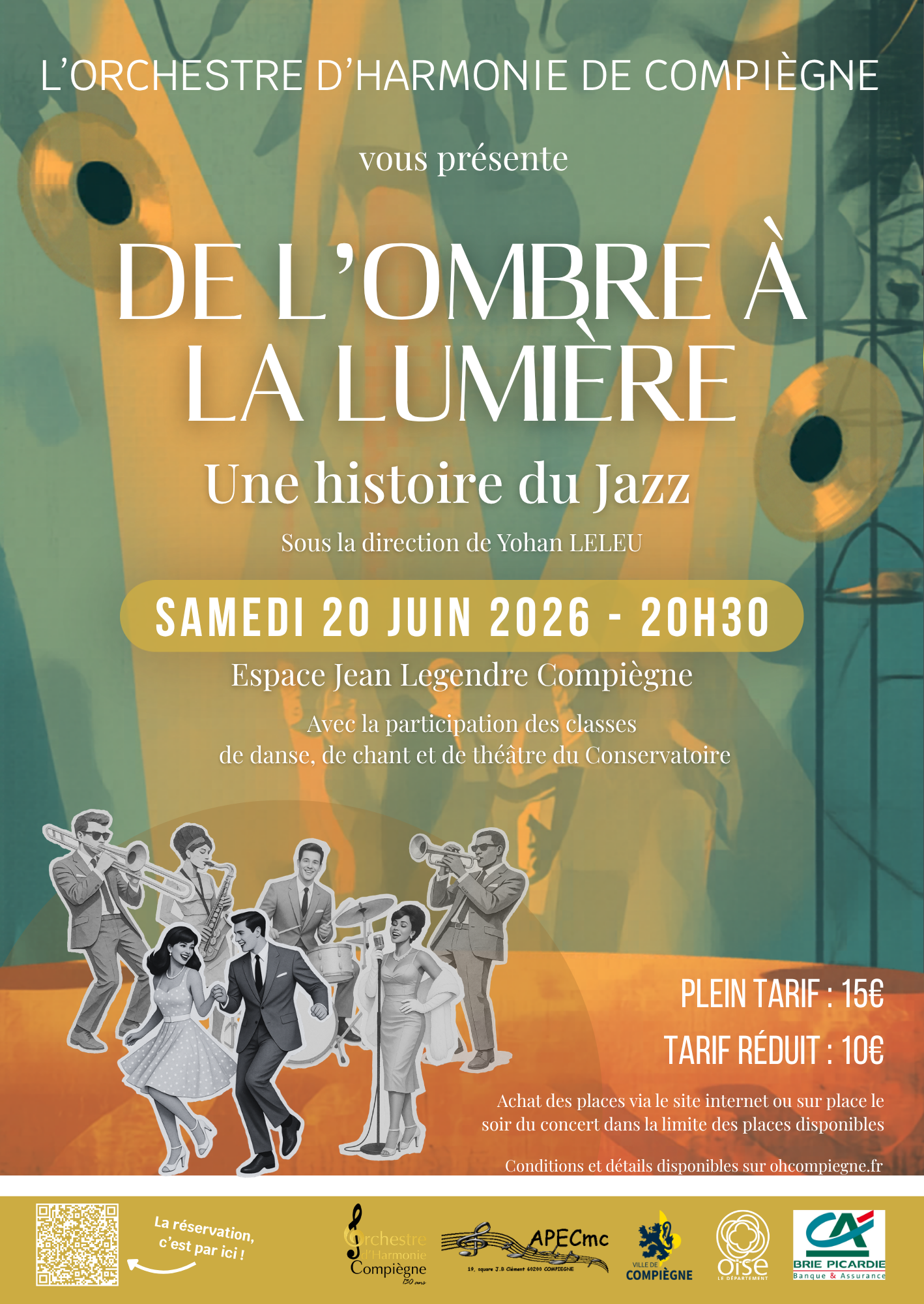 Concert | De l'ombre à la lumière, une histoire de jazz — visuel événement
